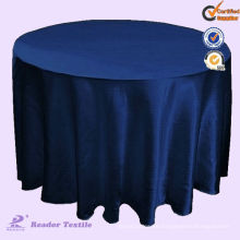 Großhandel Amazon Navy Blue Satin Round Tischdecke Hochzeitsbankett